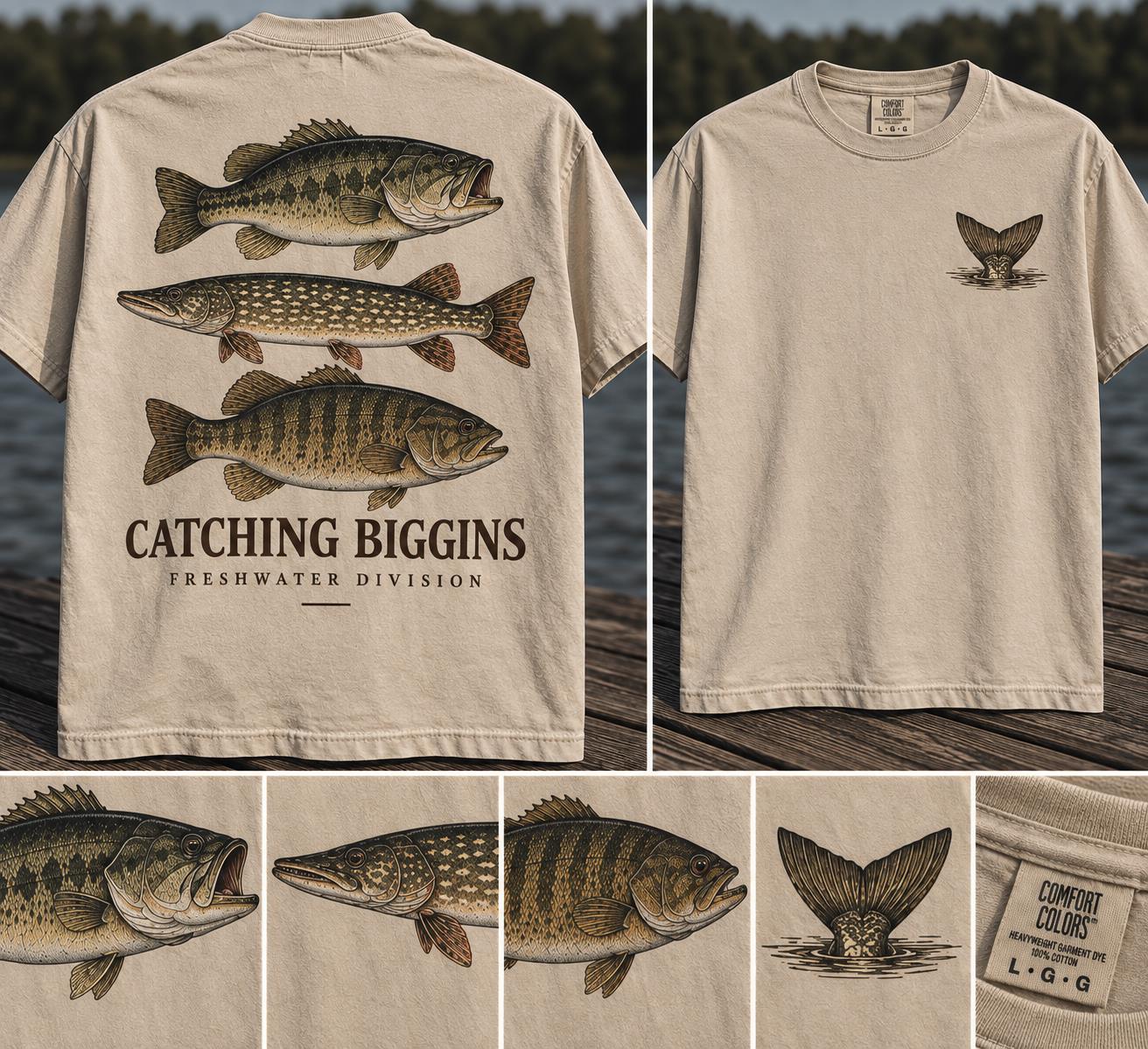 Freshwater Division shirt sample mockup