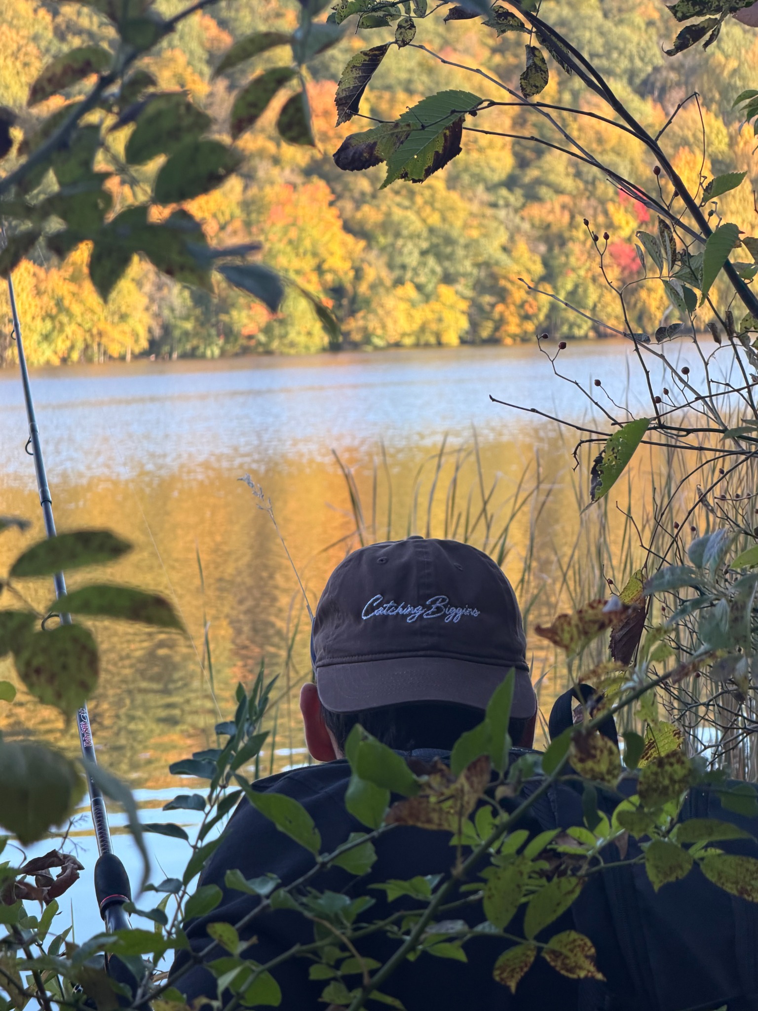 Fishing from the shore